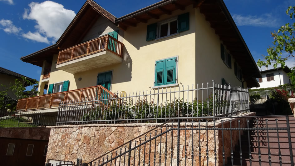 Nuova villa in via chini a Cles (TN) realizzata dall'impresa edile Lorenzoni